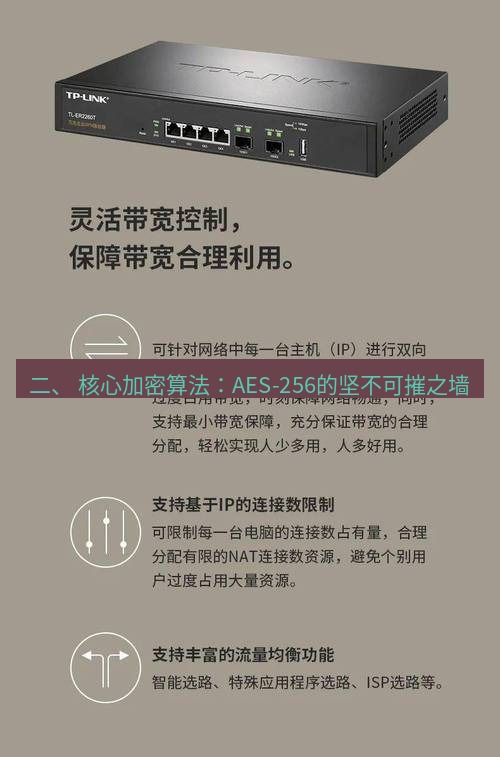 快连VPN 二、 核心加密算法：AES-256的坚不可摧之墙