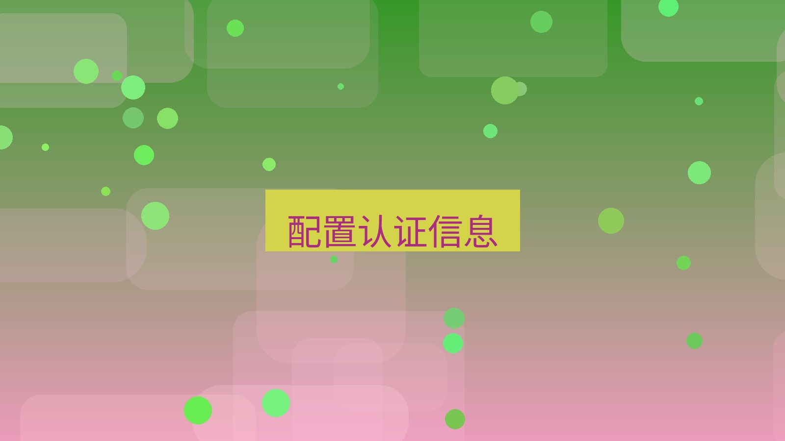 快连VPN 配置认证信息