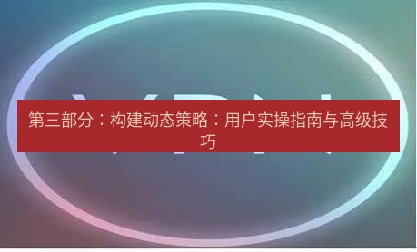 快连VPN 第三部分：构建动态策略：用户实操指南与高级技巧